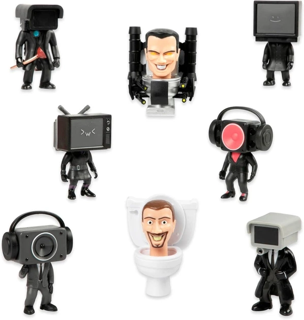Zabawka-niespodzianka z kolekcjonerską figurką Skibidi Toilet Mystery Figure (1310) (810054665441) - obraz 2
