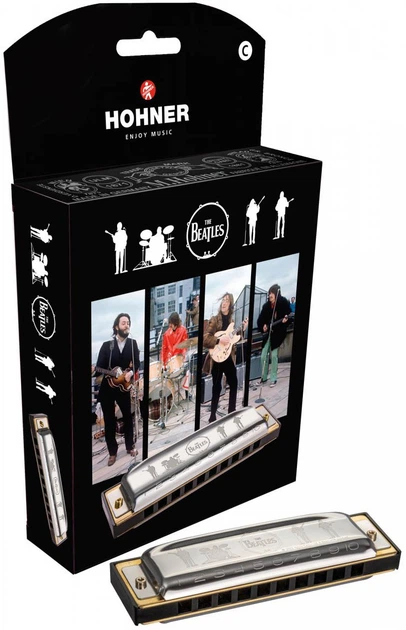 Губна гармошка Hohner Signature The Beatles M196001X C-major - Фото 4 Губна гармошка Hohner Signature The Beatles M196001X C-major - зображення 4