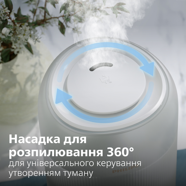 Зволожувач повітря PHILIPS 1000 Series HU1510/04 - зображення 6