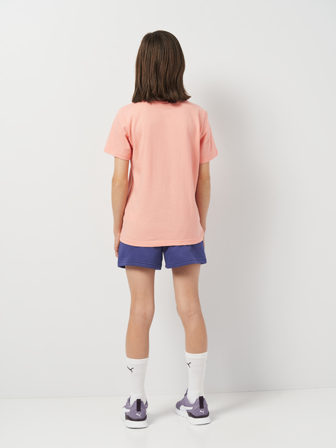 Детский летний комплект (футболка + шорты) для девочки Puma Ess No.1 Logo 68630718 122-128 см Pink Fruit (4067983609961) 