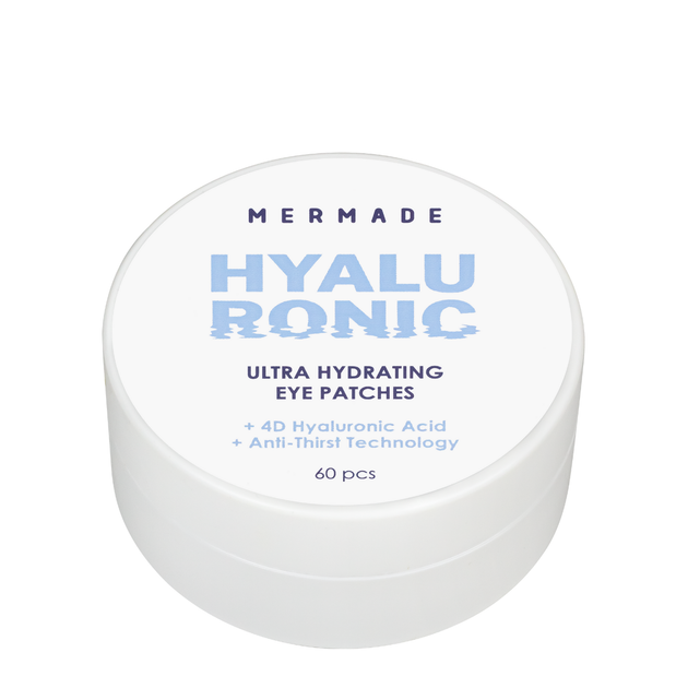 Патчі для шкіри навколо очей зволожувальні Mermade 4D Hyaluronic Acid & Аnti-thirst technology 60 шт - изображение 3