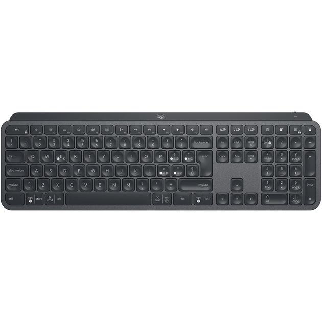 Клавіатура Logitech MX Keys Advanced for Business Illuminated Graphite UA (920-010251) [122552] - зображення 1