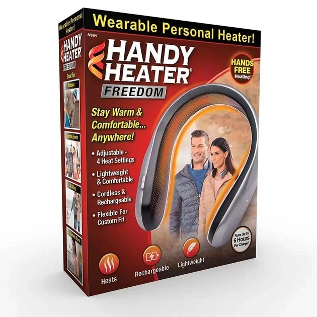 Обогреватель Электрическая грелка для шеи с зарядкой от usb HANDY Heater freedom обогреватель для шеи - изображение 6