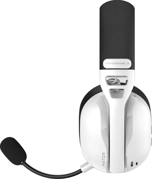 Навушники Hator Hyperpunk 3 Wireless White (8721249196843) - зображення 3
