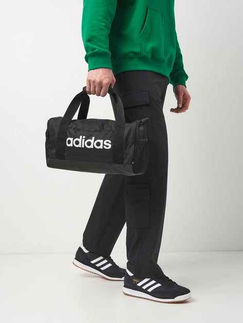 Спортивная сумка Adidas Linear Duff Xs JE8347 Black/Black/White