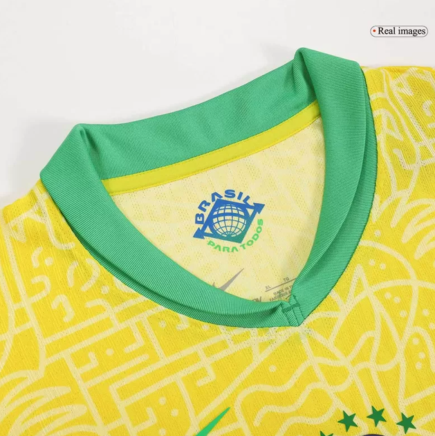 Дитяча футбольна форма Nike Neymar Jr. (Неймар) збірна Бразилії 24/25, розмір 20 (зріст 115-125 см), жовта - изображение 4