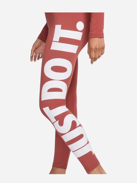 Спортивні легінси жіночі Nike W Nsw Essntl Gx Hr Lggng Jdi CZ8534-691 XS Рожеві (196151446993) - зображення 4