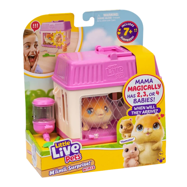 Zestaw do zabawy Moose Little Live Pets Mama-niespodzianka Chomik (630996266267) - obraz 4