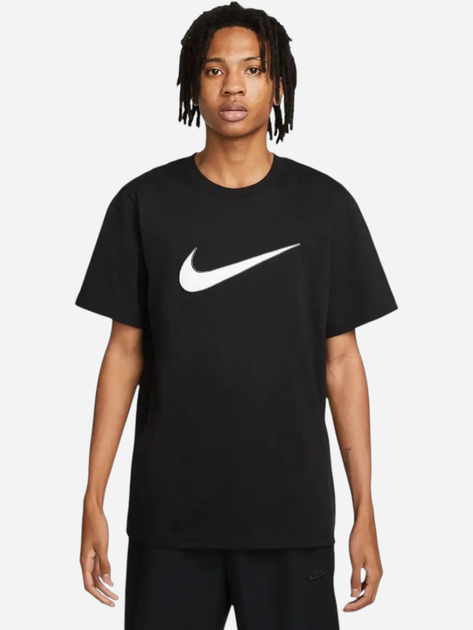 Футболка бавовняна довга чоловіча Nike Sportswear FN0248-010 S Чорна (196968091508) - зображення 1