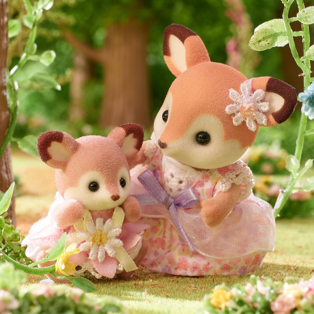 Набір Sylvanian Families Deer Babies Floral Swing Set (SLV5801) - зображення 5