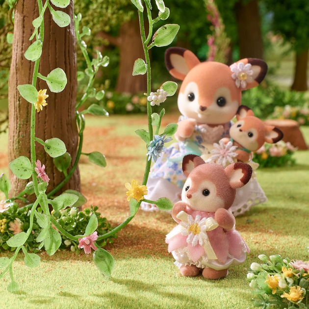 Набір Sylvanian Families Deer Babies Floral Swing Set (SLV5801) - зображення 6