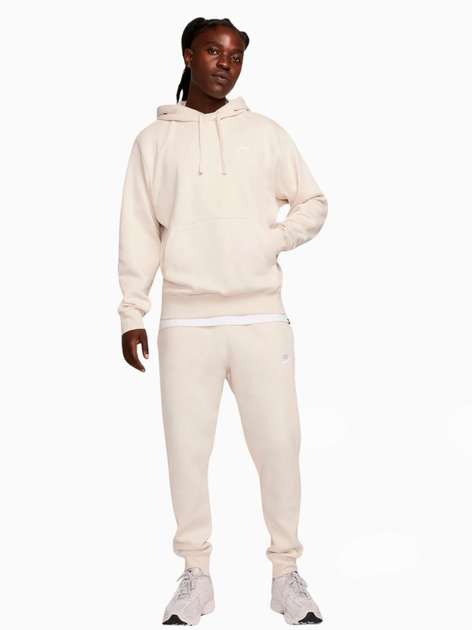 Худі утеплене чоловіче Nike M Nsw Club Hoodie Po Bb BV2654-104 S Бежеве (197596283945) - зображення 3