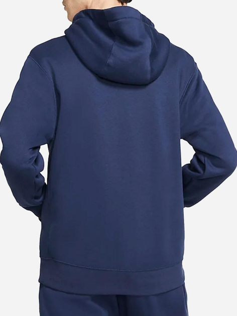 Худі утеплене чоловіче Nike M Nsw Club Hoodie Po Bb BV2654-410 M Темно-синє (193147705423) - зображення 2