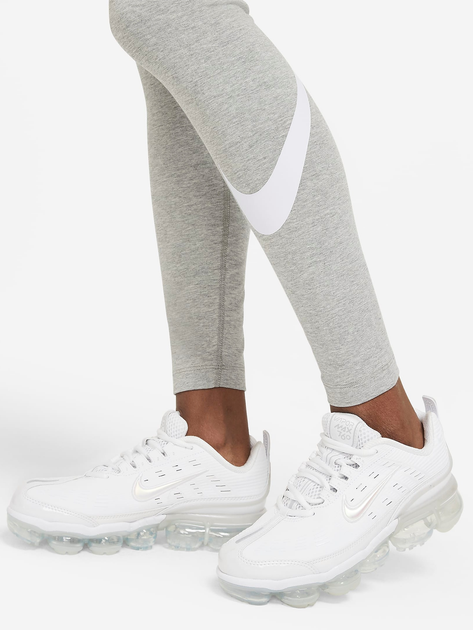Спортивні легінси жіночі Nike W Nsw Essntl Gx Mr Lggng Swsh CZ8530-063 M Сірі (194502821666) - зображення 4