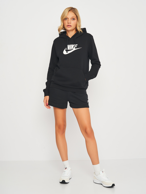 Bluza damska z kapturem Nike W Nsw Club Flc Gx Std Po Hdy DQ5775-010 M Czarna - obraz 3