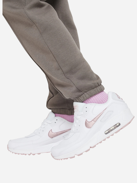 Підліткові утеплені спортивні штани для дівчинки Nike G Nsw Trend Flc Cf Pant DZ4616-040 M (137-147 см) Коричневі (196152839763) - зображення 6
