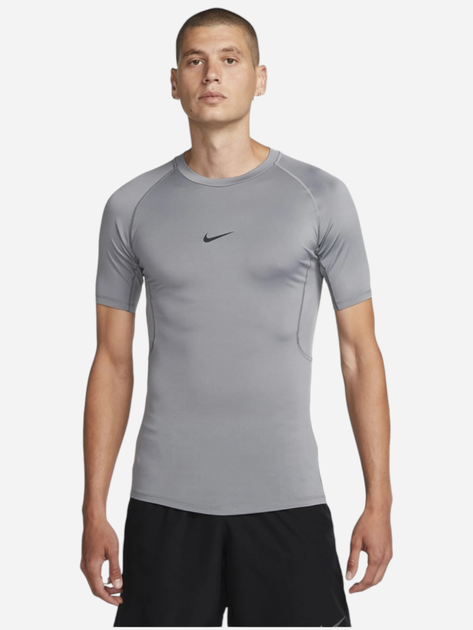 Спортивна футболка чоловіча Nike Pro FB7932-084 XL Сіра (196608740261) - зображення 1