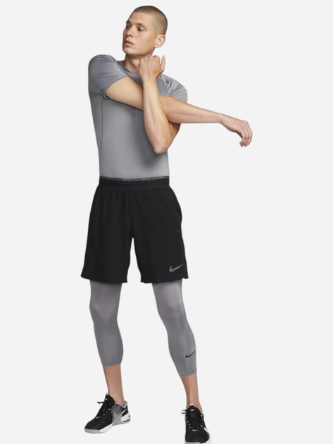 Koszulka męska sportowa Nike Pro FB7932-084 L Szara - obraz 3