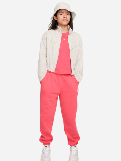 Підліткова футболка для дівчинки Nike Sportswear Essential FZ5559-629 XL (158-170 см) Рожева (197596520613) - зображення 3