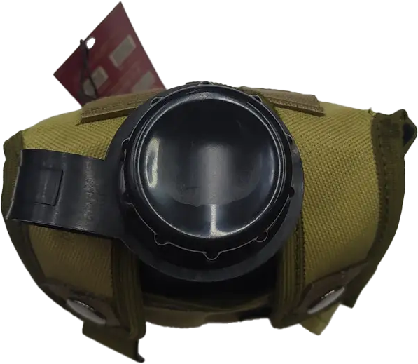 Фляга пластикова 870 мл чорна в чохлі М&М 1 Coyote Койот (213377) - изображение 2
