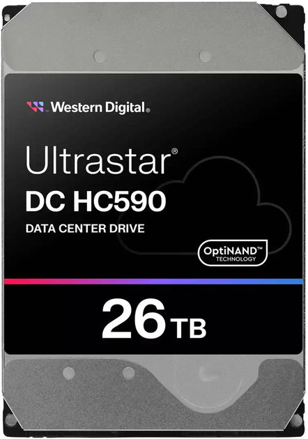 Dysk twardy Western Digital Ultrastar DC HC590 26TB 7200rpm 512MB WUH722626ALE6L4 3.5" SATAIII (0F65672) - obraz 2