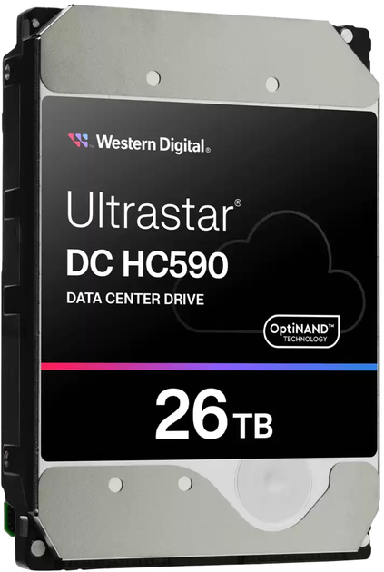 Dysk twardy Western Digital Ultrastar DC HC590 26TB 7200rpm 512MB WUH722626ALE6L4 3.5" SATAIII (0F65672) - obraz 3
