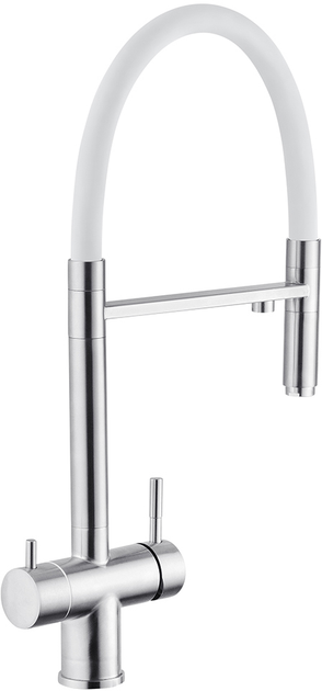 Смеситель для кухни Kroner KRP Edelstahl Klassisch ESG03815WHI – фото ...