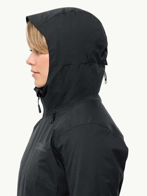 Куртка зимняя женская Jack Wolfskin Stirnberg Ins Jkt W 1115451-6000 XS Черная (4064993504804) - изображение 3