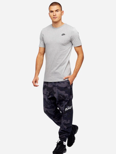 Koszulka męska bawełniana Nike M Nsw Club Tee AR4997-064 2XL Szara - obraz 3