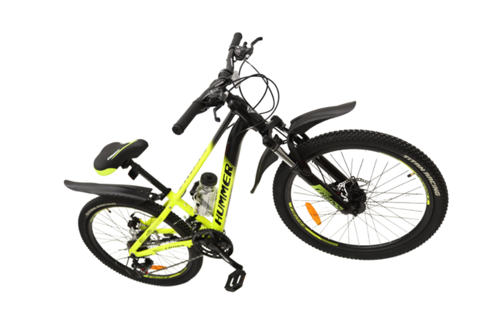 Велосипед Cross 24 Hummer 2024 Рама-11 neon-yellow - зображення 6