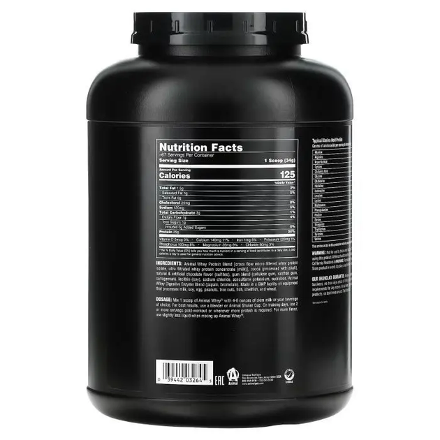 Изолят Сывороточного Протеина Animal Isolate Loaded Whey Protein - 2270 г Печенье с кремом - Фото 2 Изолят Сывороточного Протеина Animal Isolate Loaded Whey Protein - 2270 г Печенье с кремом - изображение 2