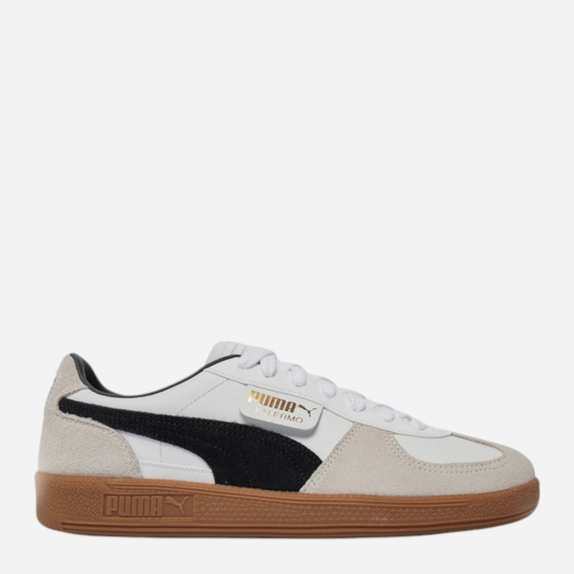 Sneakersy męskie do kostki Puma Palermo Lth 39646401 48.5 (13UK) 32 cm Białe - obraz 1