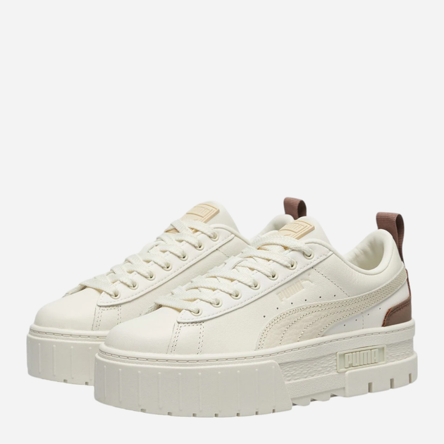 Sneakersy damskie na platformie Puma Mayze Classic 38420911 38 (5UK) 24 cm Beżowe - obraz 4