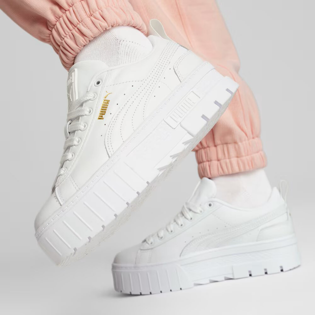 Sneakersy damskie na platformie Puma Mayze Classic 38420901 36 (3.5UK) 22.5 cm Białe - obraz 2