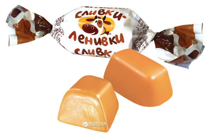 Ирис Roshen Сливки-ленивки 200 г (4823077612831) – купить в Украине ...