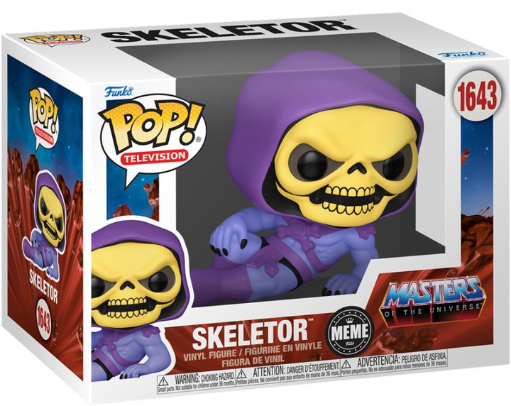 Фігурка Funko Pop Фанко Поп Скелетор Meme Skeletor 10 см FP M S 1643 - Фото 2 Фігурка Funko Pop Фанко Поп Скелетор Meme Skeletor 10 см FP M S 1643 - зображення 2