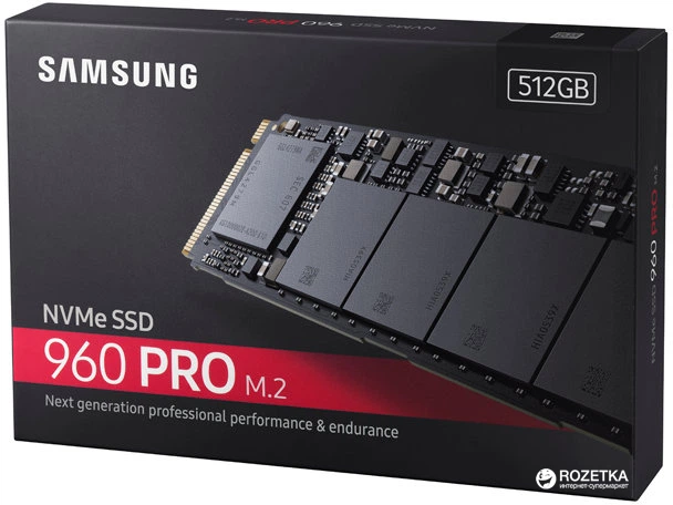 SSD диск Samsung 960 Pro series 512GB M.2 PCIe 3.0 x4 3D V-NAND