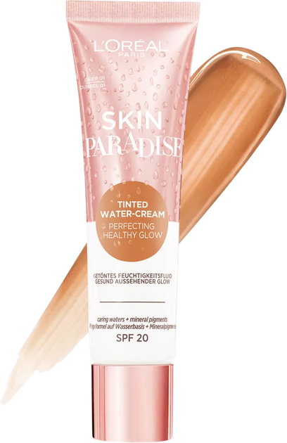 Тональна основа для обличчя L'Oreal Paris Skin Paradise SPF 20 01 Deep 30 мл (3600523880041) - зображення 3
