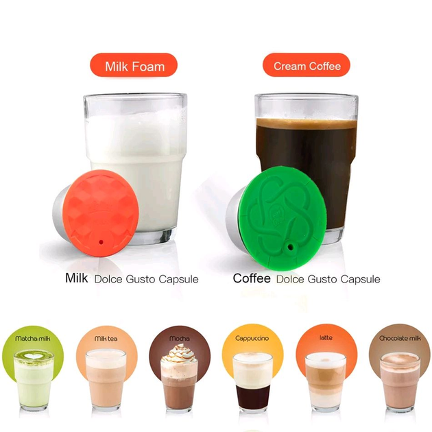 Многоразовые капсулы для nescafe dolce gusto для кофе и молока - изображение 4