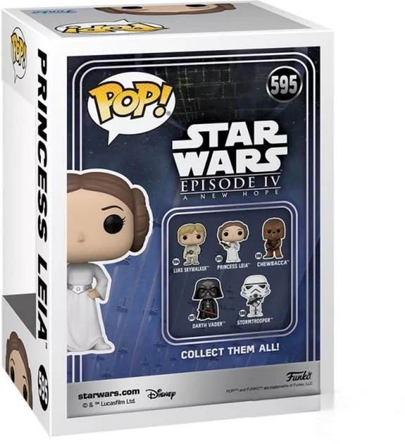 Figurka Funko Pop! Movies Star Wars: Princess Leia 9 cm (67535) - obraz 3