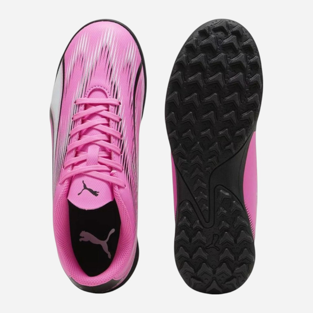 Buty piłkarskie turfy dziewczęce Puma Ultra Play Tt Jr 107779-01 33 (1UK) Różowe - obraz 4