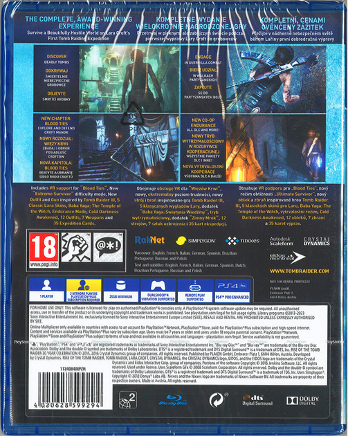 Гра PS4 Rise of the Tomb Raider: 20 Year Celebration (Blu-ray диск) (4020628599294) - зображення 2