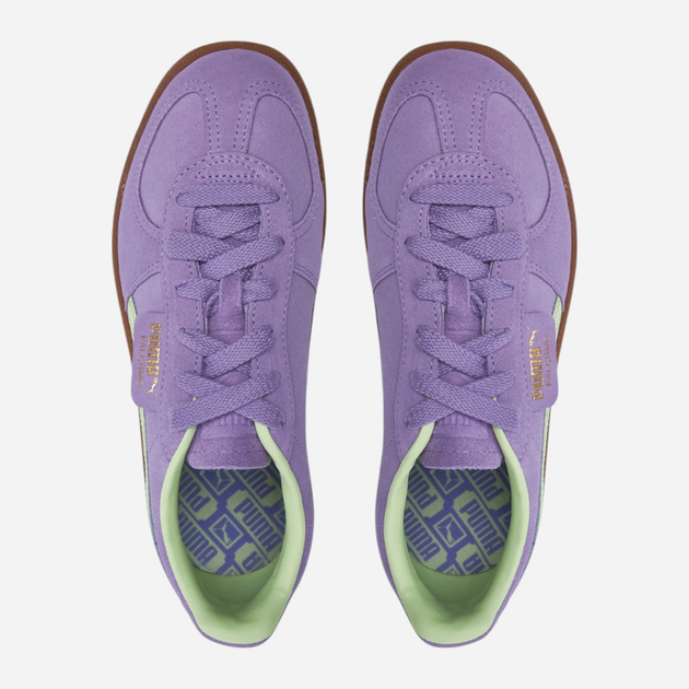 Підліткові шкіряні кросівки для дівчинки Puma Palermo Jr 397271-19 35.5 (3UK) Фіолетові (4067979336956) - зображення 4