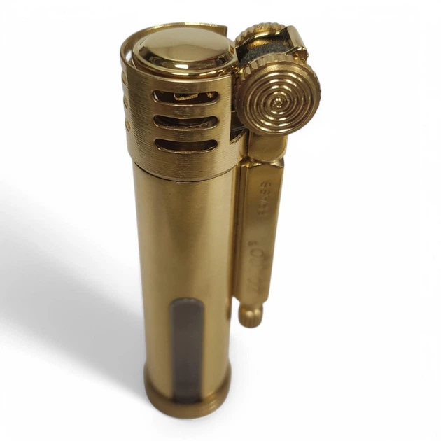 Зажигалка бензиновая ZORRO Vintage Narrow Gold в подарочной
