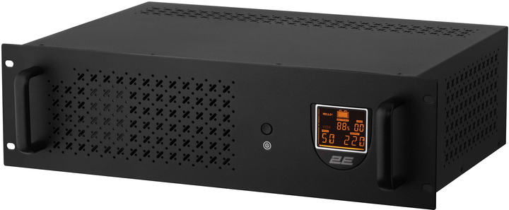 ИБП 2E RE1200 1200VA/720W RM 3U LCD USB 2xSchuko (2E-RE1200) - изображение 1