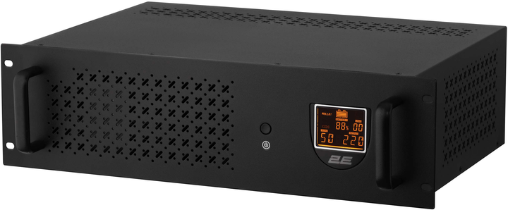 ИБП 2E RE1500 1500VA/900W RM 3U LCD USB 2xSchuko (2E-RE1500) - изображение 1