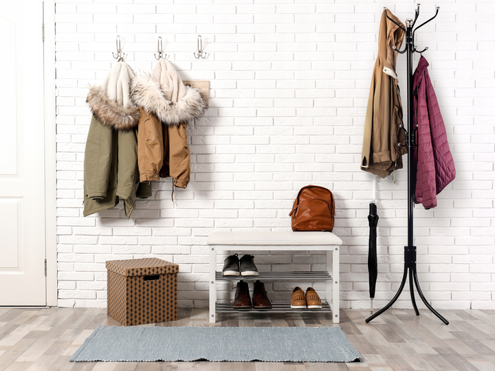 Wieszak na ubrania ModernHome by Multistore 16 haków czarny (GH-6006 BLACK) - obraz 6