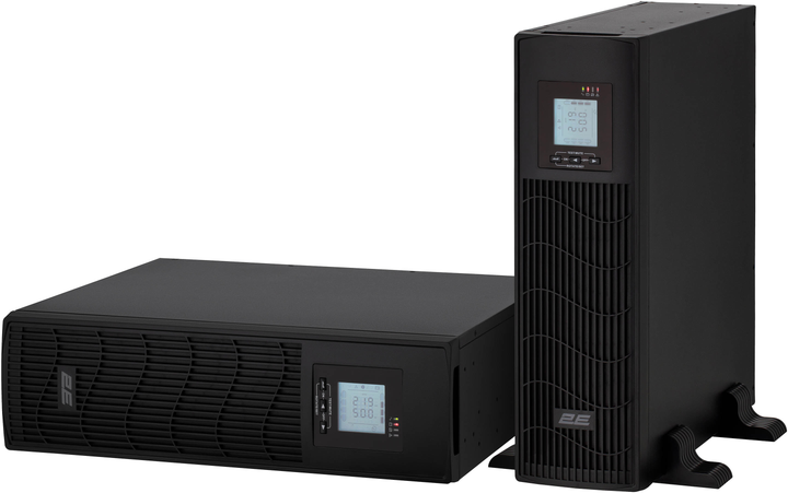 ИБП 2E PS3000RT 3000VA/2400W RT3U LCD USB 3xC13 3xSchuko (2E-PS3000RT) - изображение 1