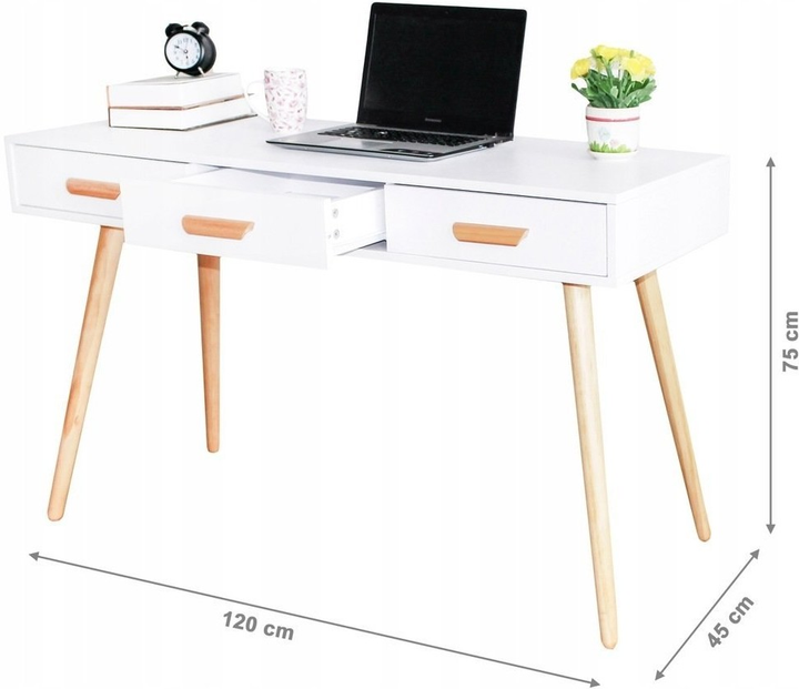 Туалетний столик ModernHome by Multistore White (WYJ-039) - зображення 4