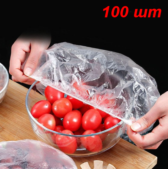 Універсальні пакети для кухні, бахіли, шапочка для душу 100 штук - Фото 2 Універсальні пакети для кухні, бахіли, шапочка для душу 100 штук - зображення 2